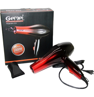 Трещина на корпусе,коробка плохая Фен для волос Hair Dryer Gemei GM-1719