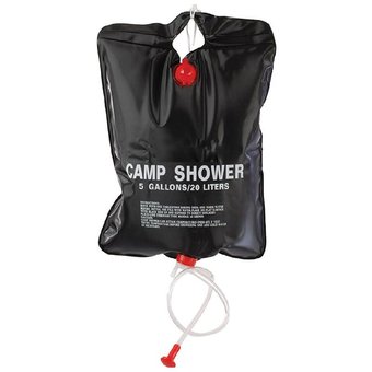 Без комплекта и коробки Походный туристический душ CAMP SHOWER 20 литров, дачный душ, Черный