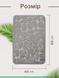 Антискользящий коврик в ванную с 3d эффектом (камни) СЕРЫЙ | Стильный прорезиненный коврик в ванную комнату, Серый