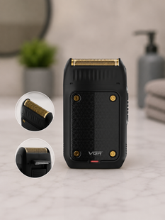 Чоловіча електробритва VGR V-353 USB / Акумуляторний шейвер / Портативна бритва Шейвер для сухого гоління