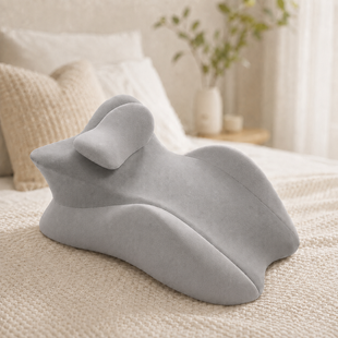 Подушка ортопедическая pillow-06 / Клинообразная подушка для сна из полиэстера / Ортопедическая подушка для поддержания тела Relax Pillow