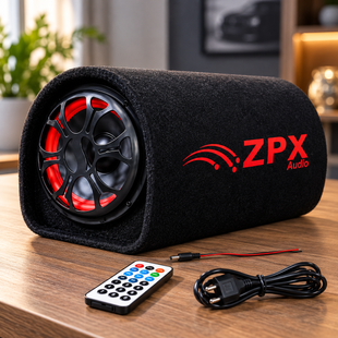 Акустическая система ZPX ZX-10SUB/Автомобильный сабвуфер 1000W + пульт