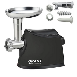 Кухонная электрическая мясорубка GRANT 6251 3000W, Черный