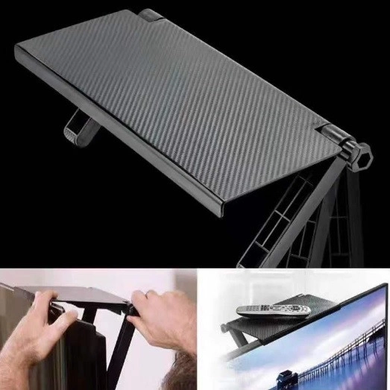 Регульована полиця для телевізора Screen Top Shelf, Черный
