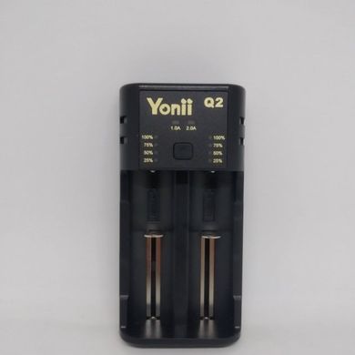 Зарядное устройство для аккумуляторов Yunii Q2 Smart Universal, Черный