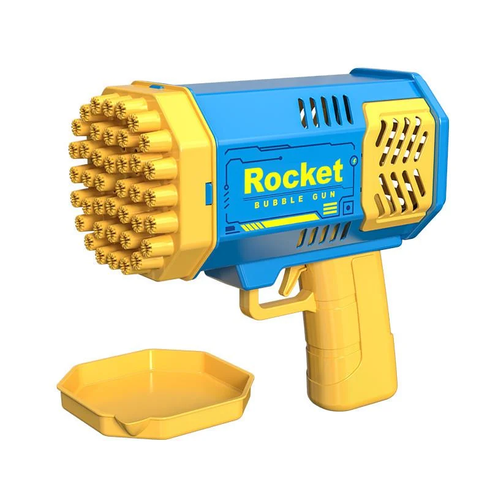 Rocket аккумуляторный Пистолет мыльных пузырей розовый