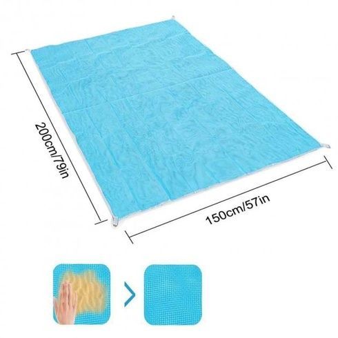 Пляжна підстилка покривало килимок Анти-пісок Sand Free Mat 200x200 см