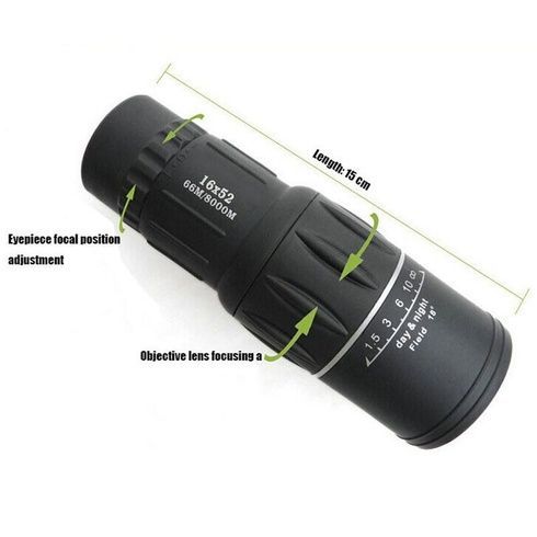 Монокуляр Bushnell надпотужний компактний легкий 16x52