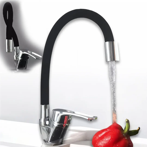 Змішувач з гнучким краном 47 см для ванної та кухні Water tap HA-181