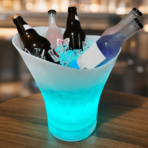 Светящееся ведро для льда 5л / Ведро с Bluetooth и подсветкой / Bucket Light