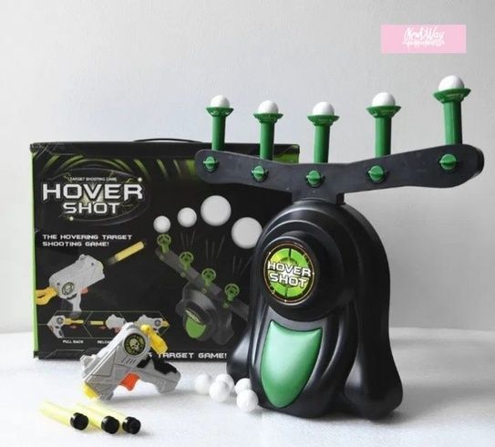 Воздушный тир детский игровой набор Hover Shot Стрельба по парящим шарикам летающие мишени