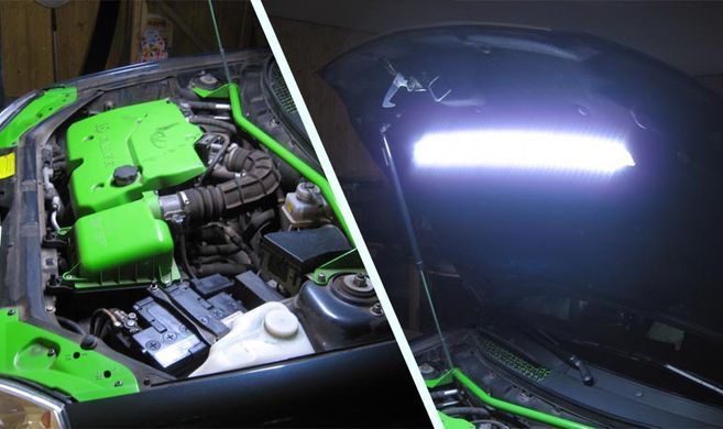 LED лампа универсальная для освещения 36см светодиодная с крючками и съемный аккумулятор 18650 светильник фонарь UKC Emergency light strip M3, Белый