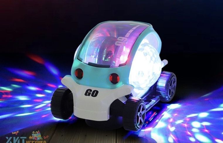 Машинка FUTURE 09 з обертанням 360&deg;, музикою та LED підсвічуванням