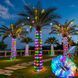 Светодиодная гирлянда "Трубка" 20м 200 LED солнечная батарея, разноцветная