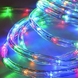 Светодиодная гирлянда "Трубка" 20м 200 LED солнечная батарея, разноцветная
