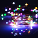 Гирлянда нить Роса от USB, 50м, 500LED  МУЛЬТИК / Светодиодная новогодняя гирлянда