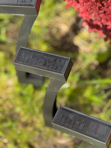 Сонячні вуличні садові світильники 4шт / Світлодіодний ліхтар для саду SOLAR IP65