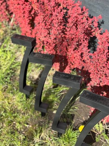 Сонячні вуличні садові світильники 4шт / Світлодіодний ліхтар для саду SOLAR IP65