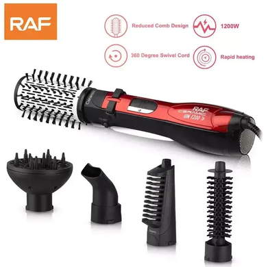Фен щетка 5в1 для укладки волос RAF R.416 Стайлер для волос 1200w