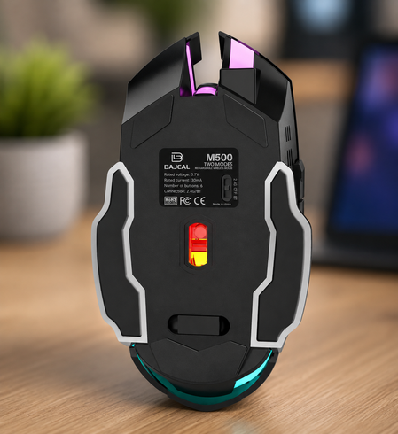 Мышка GAMING T2 wireless / Беспроводная игровая мышь RGB Bluetooth / Мышка с бесшумными кнопками