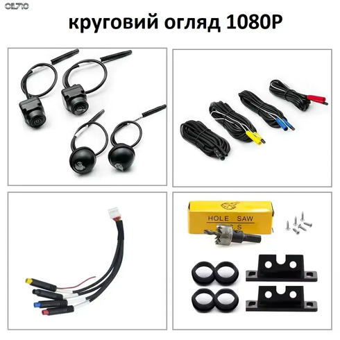 Система кругового обзора Car Cam 360 градусов Panoramic Night Vision Pro HD