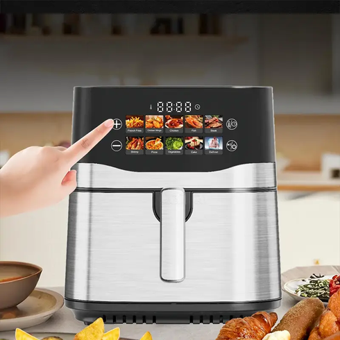 Аэрофритница Sokany SK-10095 / Аэрогриль 2200 Вт 10 л / Мультипечь аэрофритюрница безмасляная
