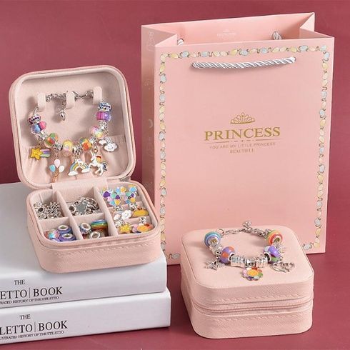 Детский набор для рукоделия, плетение ожерелья и браслеты PRINCESS