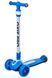 Самокат черврний з світящими колесами Maraton OXIE