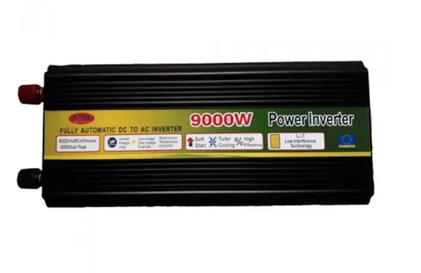 Преобразователь POWER INVERTER 9000 W  12 V/220, Черный