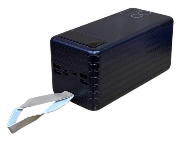 Повербанк Torima TRM-1080 22,5W / 80000 mAh, с фонариком, 3 кабели / Портативный аккумулятор / УМБ Power Bank