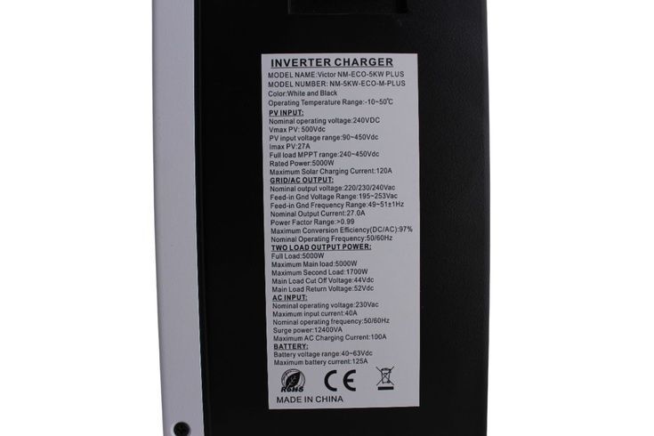 Гібридний інвертор 5kw 48v Victor NM-ECO-5KW PLUS