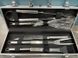 Набор инструментов для барбекю Rainberg AL-5 из нержавеющей стали в чемодане, 5 предметов, Серебристый