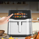 Аэрофритница Sokany SK-10095 / Аэрогриль 2200 Вт 10 л / Мультипечь аэрофритюрница безмасляная