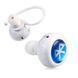 Беспроводные стерео наушники AirBeats Bluetooth mini 4.0 Stereo Headset White блютуз гарнитура, Чёрно - белый