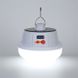 Кемпинговый фонарь лампа USB GTM LED 2026 Светильник на аккумуляторе с солнечной панелью , Белый