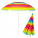 Пляжный зонт 180см, солнцезащитный зонт с креплением спиц