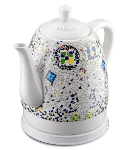 Электрический кухонный керамический чайник с мозаикой на 1,4л MS 7837 1000W