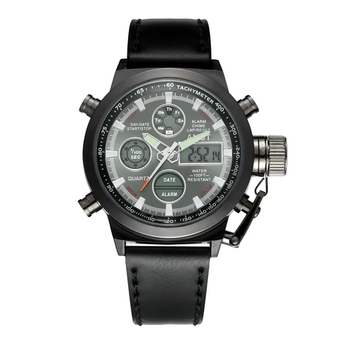 Наручний чоловічий годинник AMST Watch / Армійський чоловічий годинник з підсвічуванням вологостійкий