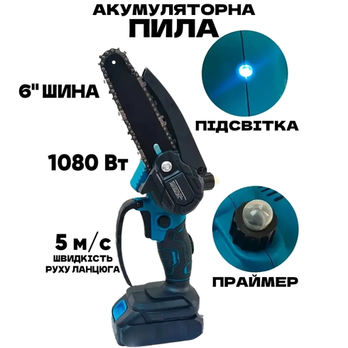 Набор аккумуляторных инструментов для сада 4в1 / Набор аккумуляторных инструментов для сада 4в1 ( Триммер, Секатор, Пила, Воздуходувка ) 2АКБ