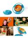 Детская тарелка-непроливайка "Universal Gyro Bowl", тарелка непроливайка неваляшка, посуда для детей, Разноцветный