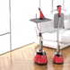 Вертикальний відпарювач для одягу Garment Steamer 2000W / Червона Парова праска для всіх видів тканини