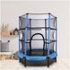 Батут детский для дома TILLY BT-RJ-0072 с защитной сеткой 140х160 см до 100 кг Синий