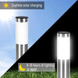 Светильники для газона Warm Solar Pillar Light / Светодиодный светильник на солнечной батарее / Уличные фонари-столбики Solar 2 шт