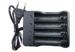 Комплект зарядное устройство на 4 слота  Wimpex аккумуляторные батарейки 1431, Черный