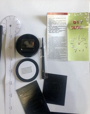 Великий настінний 3Д годинник 3D годинник DIY Clock 70-150см 004В (Палички Чорні)