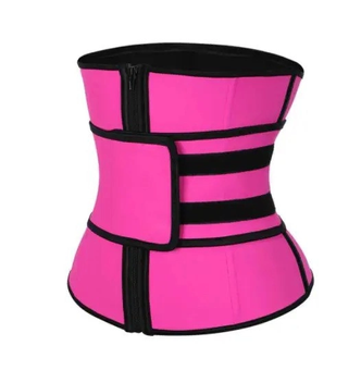 Утягивающий пояс для похудения и коррекции фигуры на липучке Back Support Belt YN-1408 Розовый, Розовый