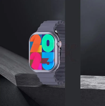 Многофункциональные наручные часы для женщин и мужчин с 2 ремешками V9 Pro Max Серые