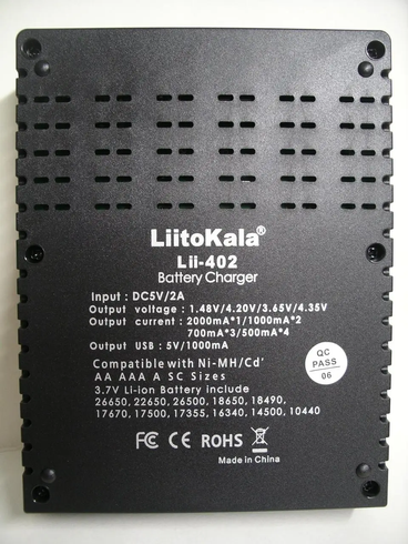 Зарядний пристрій LiitoKala Engineer Lii-402