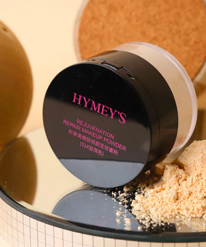 Водостойкая отбеливающая пудра для контурирования кожи HYMEY'S Rejuvenation Repair Makeup Powder Loose Fixing Powder