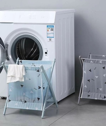 Корзина для белья Laundry Storage Basket Серая